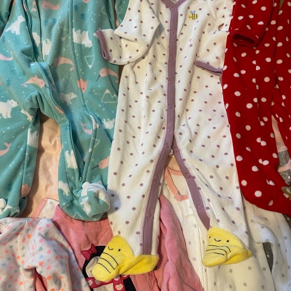 Set of 10 onesies fleece size 9mo - Picture 3 of 4